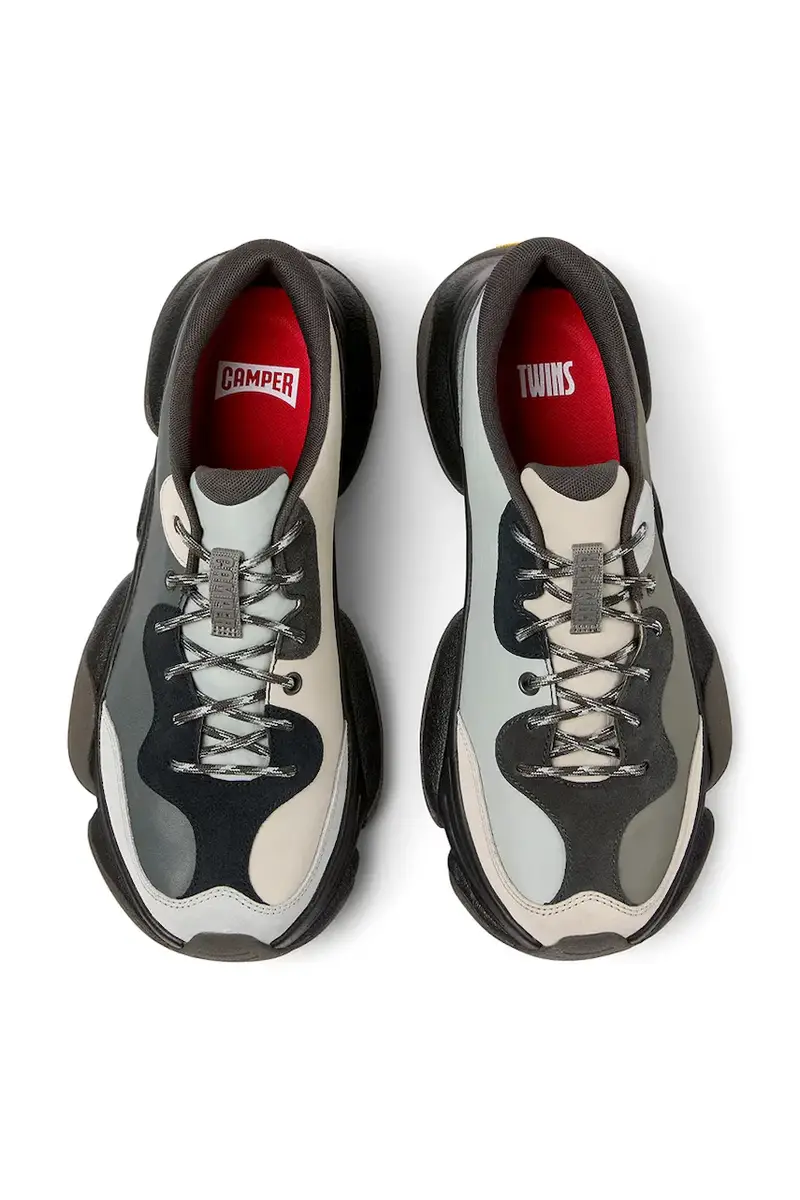 sneakers in pelle TWS uomo colore grigio K101068-005