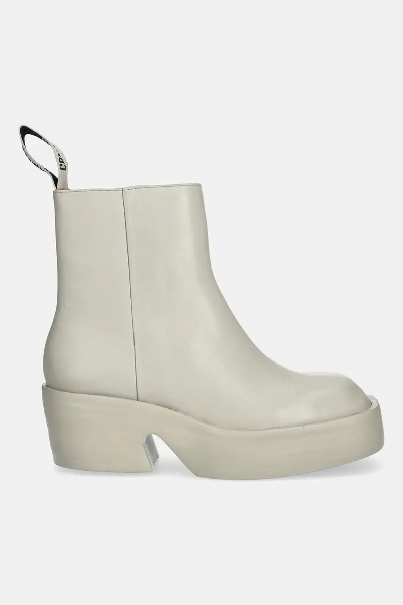 stivaletti alla caviglia in pelle Billie donna colore beige K400754-006 miniatura 2