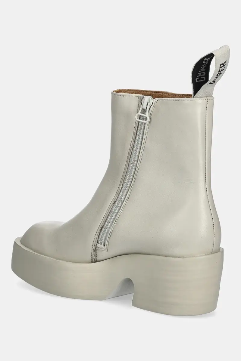 stivaletti alla caviglia in pelle Billie donna colore beige K400754-006 miniatura 3