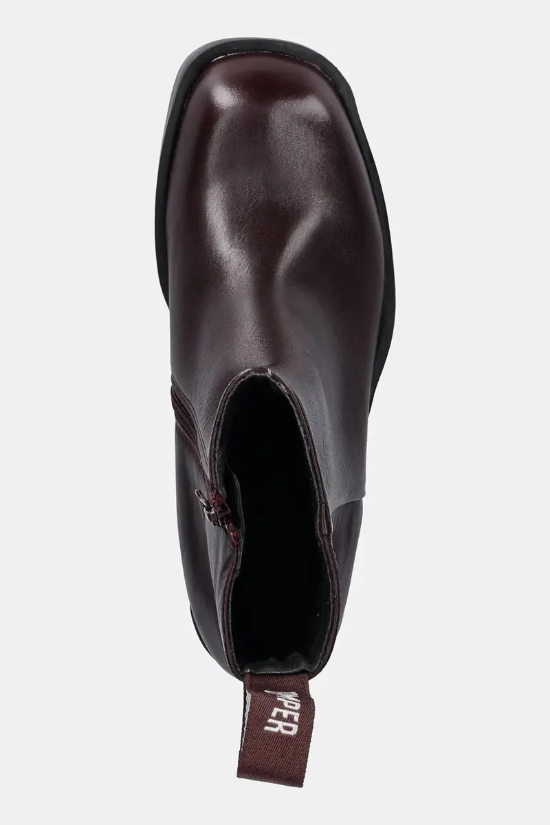 stivaletti alla caviglia in pelle Billie donna colore granata K400754-007 miniatura 4