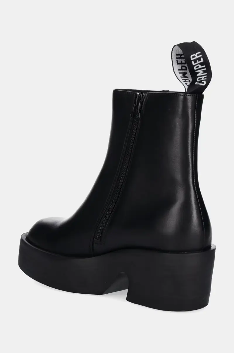 stivaletti alla caviglia in pelle Billie donna colore nero K400754-002 miniatura 4