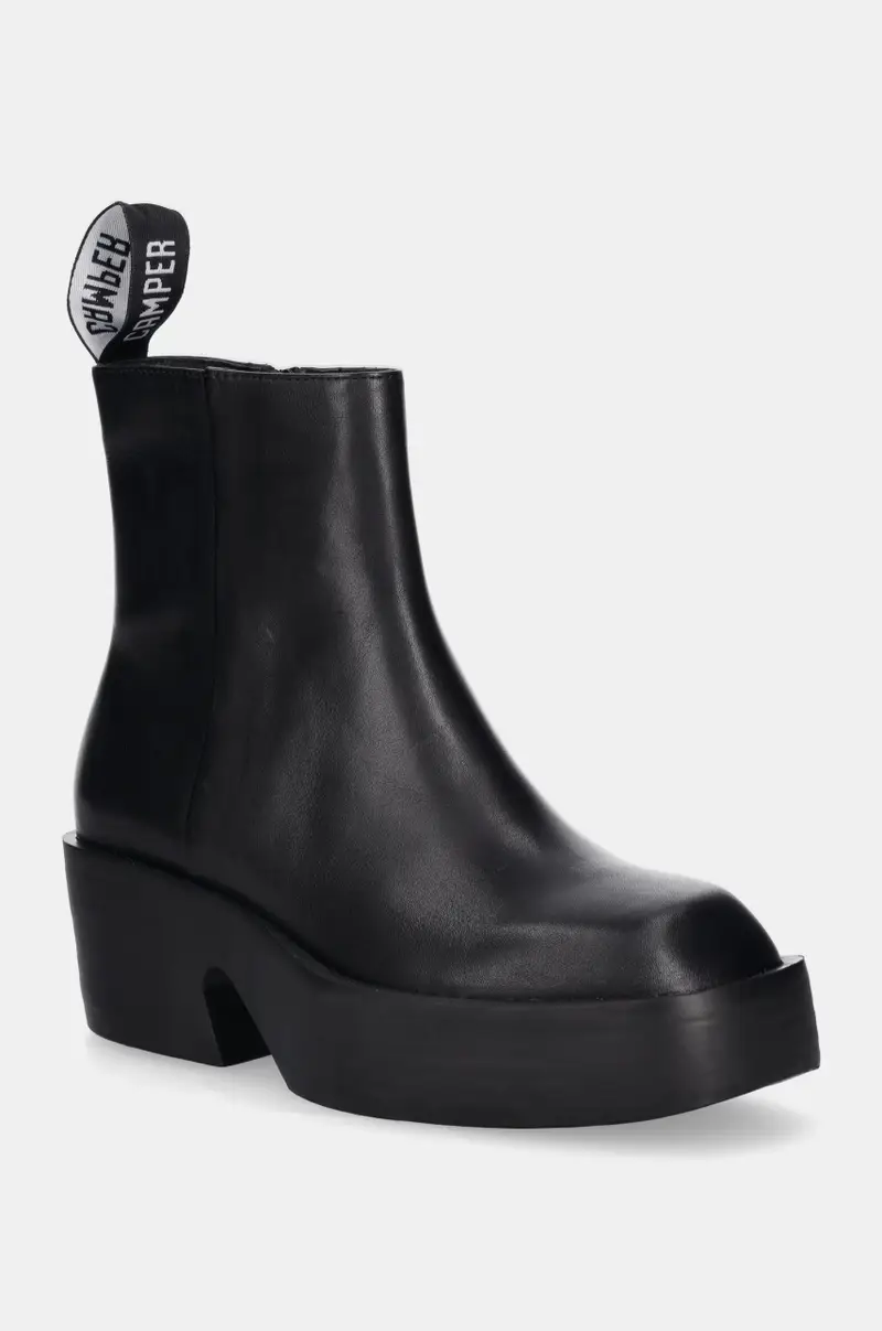 stivaletti alla caviglia in pelle Billie donna colore nero K400754-002