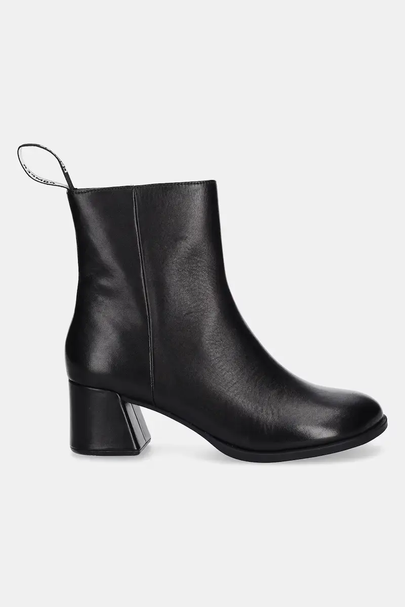 stivaletti alla caviglia in pelle Kora colore nero K400798-001 miniatura 2