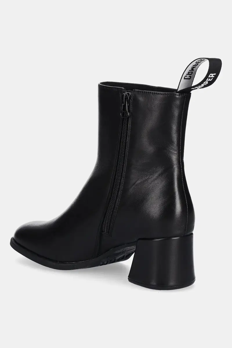 stivaletti alla caviglia in pelle Kora colore nero K400798-001 miniatura 3