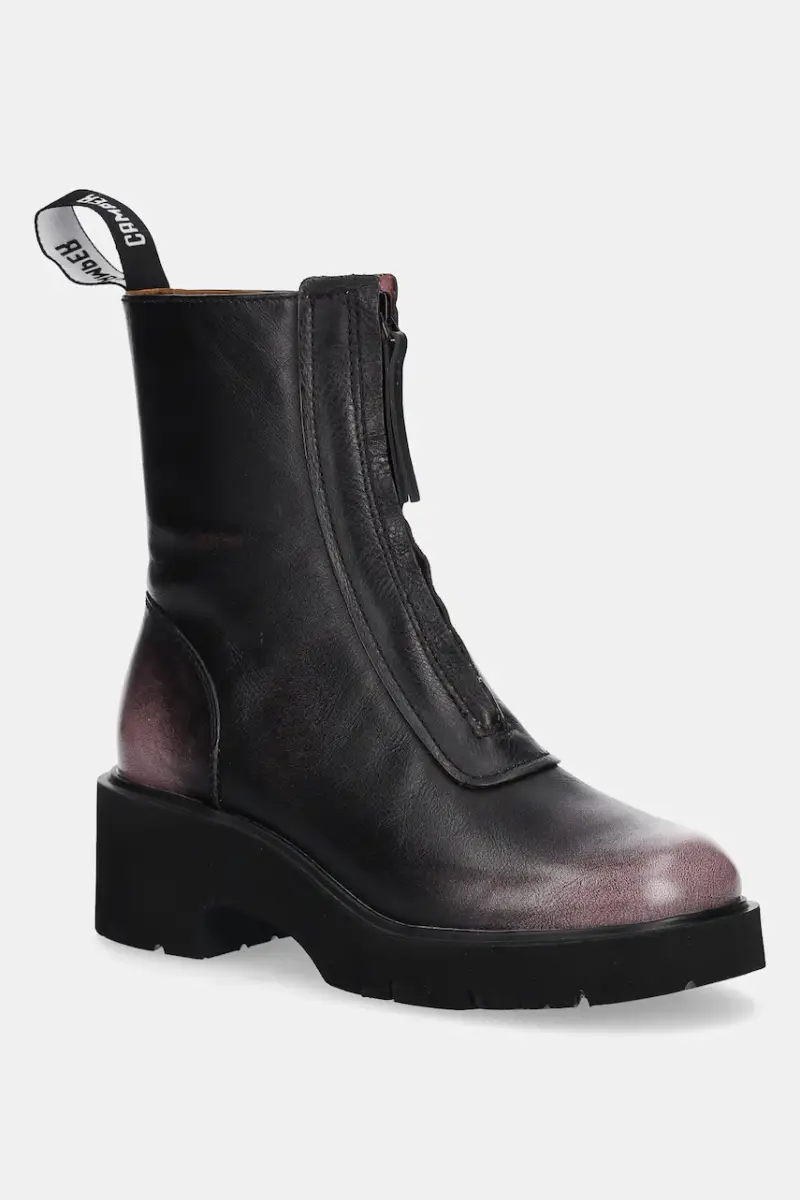 stivaletti alla caviglia in pelle Milah donna colore nero K400776-008