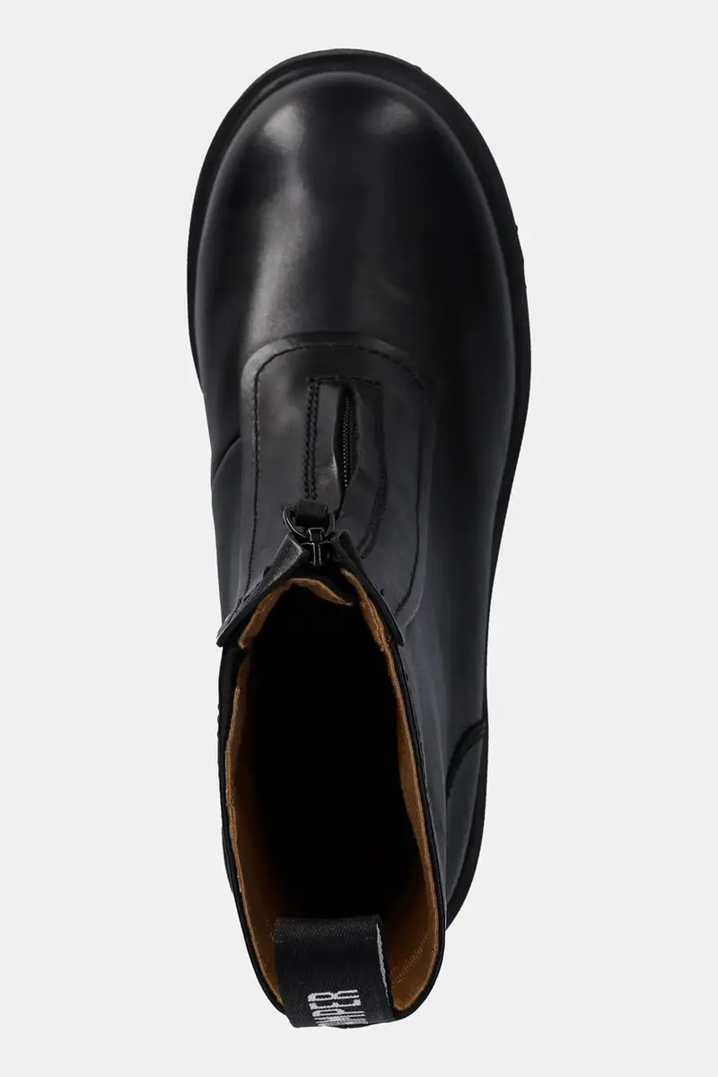 stivaletti alla caviglia in pelle Milah Nero miniatura 4