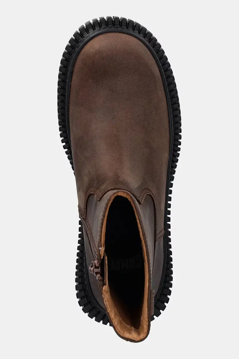 stivaletti alla caviglia in pelle Pix Berlin donna colore marrone K400809-002 miniatura 4