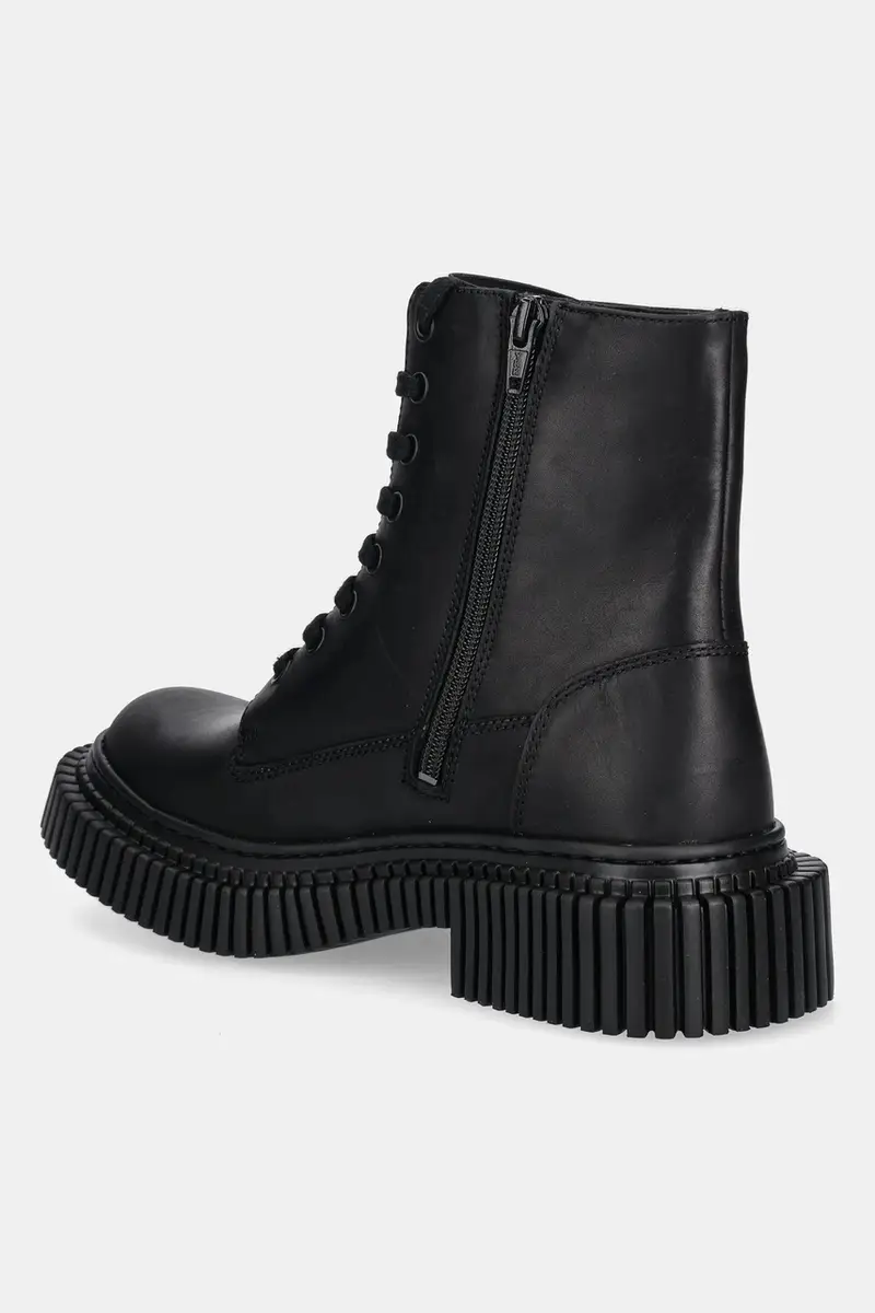 stivaletti alla caviglia in pelle Pix Berlin donna colore nero K400808-002 miniatura 3