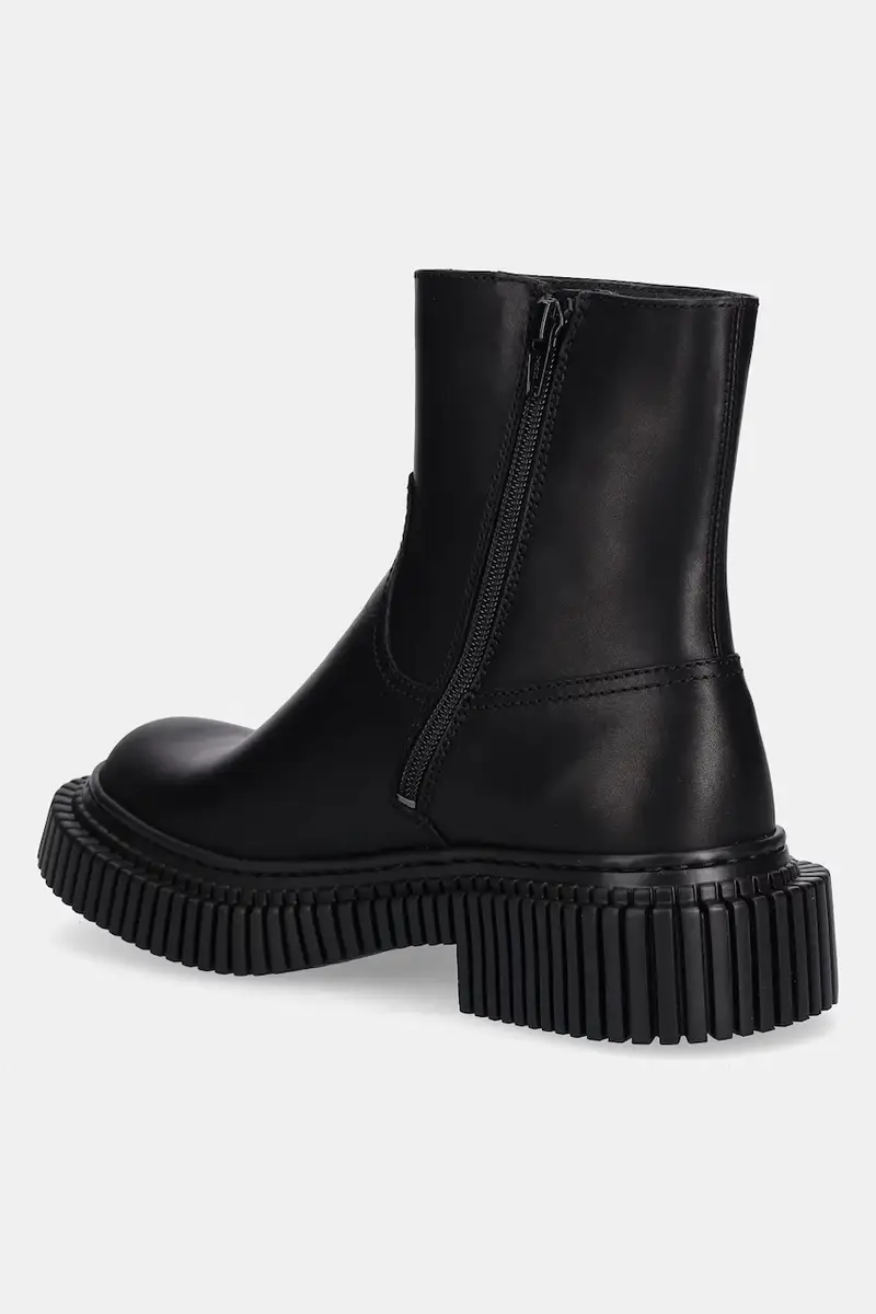 stivaletti alla caviglia in pelle Pix Berlin donna colore nero K400809-001 miniatura 3