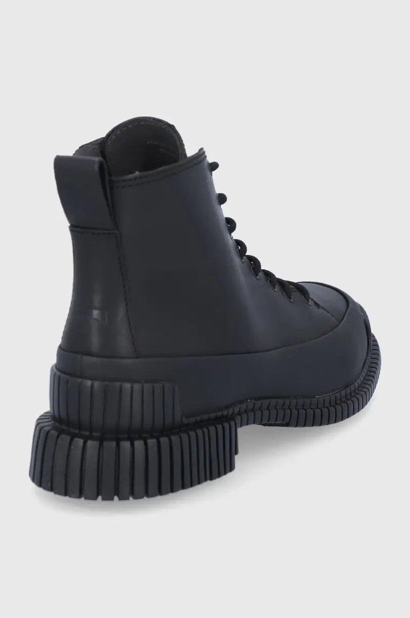 stivaletti alla caviglia in pelle Pix donna Nero miniatura 3