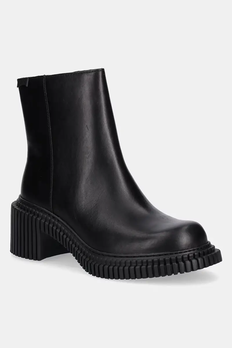 stivaletti alla caviglia in pelle Pix London colore nero K400804-001