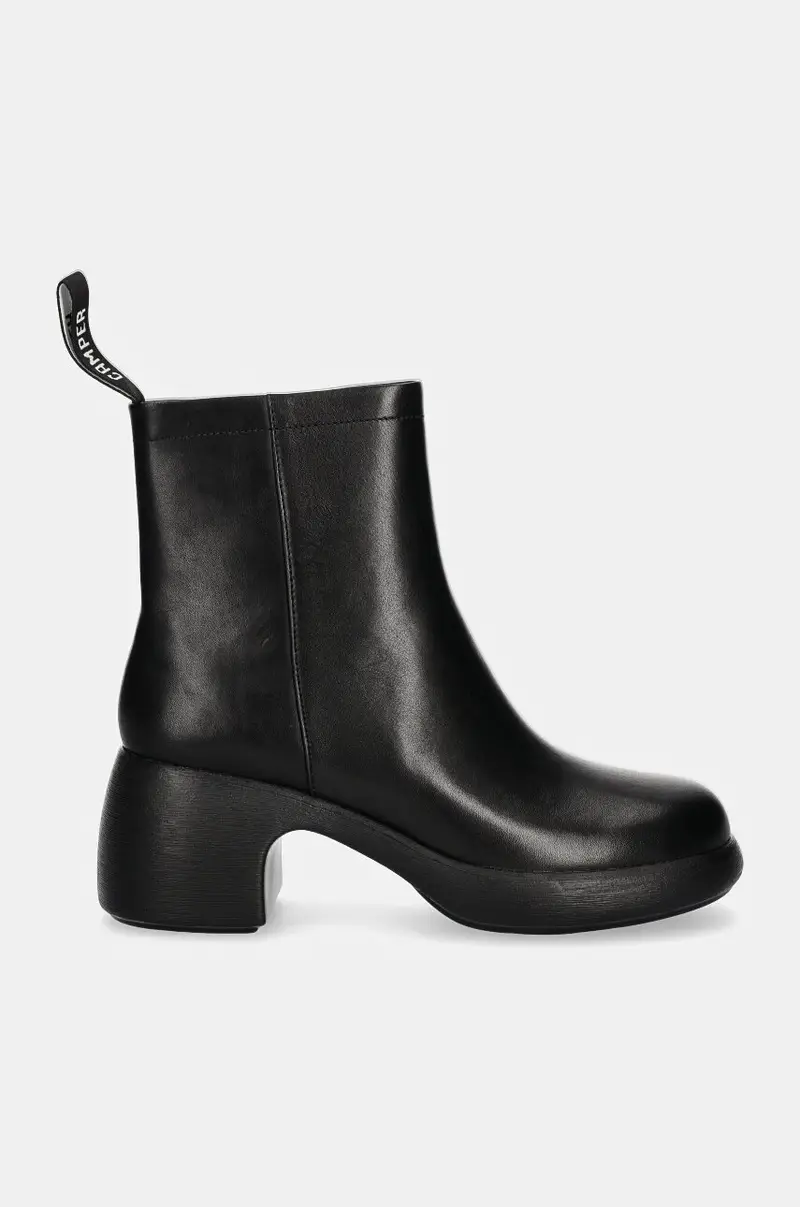 stivaletti alla caviglia in pelle Thelma II donna colore nero K400784-001 miniatura 2