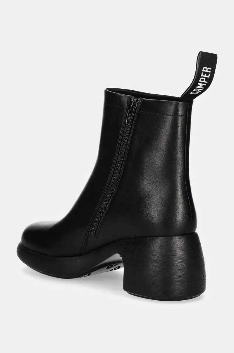 stivaletti alla caviglia in pelle Thelma II donna colore nero K400784-001 miniatura 3