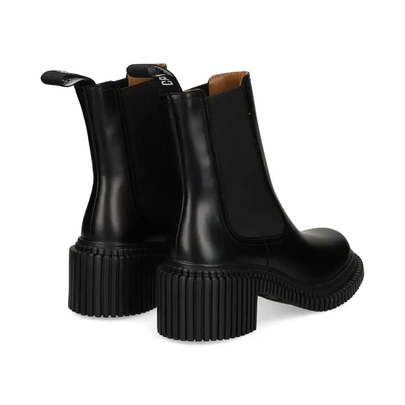 Stivaletti in Pelle NERO miniatura 3