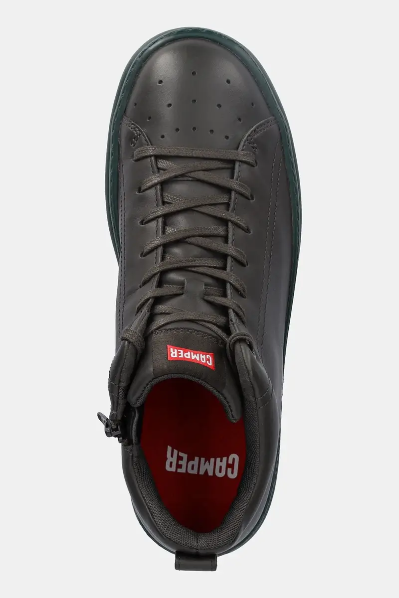 stivali alti in pelle Runner Four colore verde K300347-015 miniatura 4