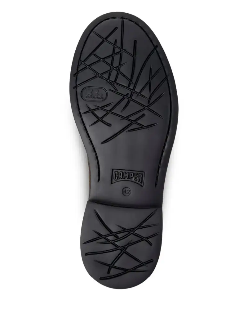 Camper Stivali Chelsea marrone in pelle scamosciata miniatura 2