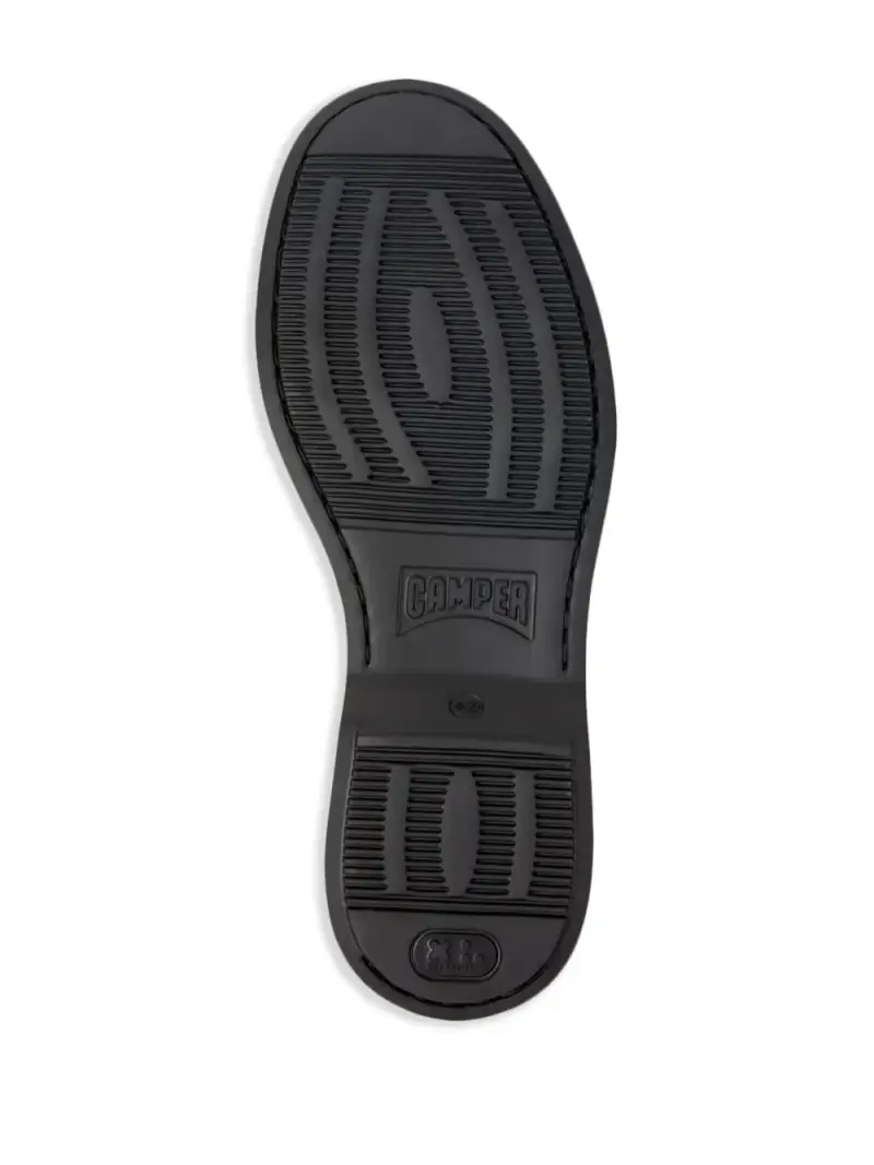 Camper Stivali stringati in pelle nera miniatura 2