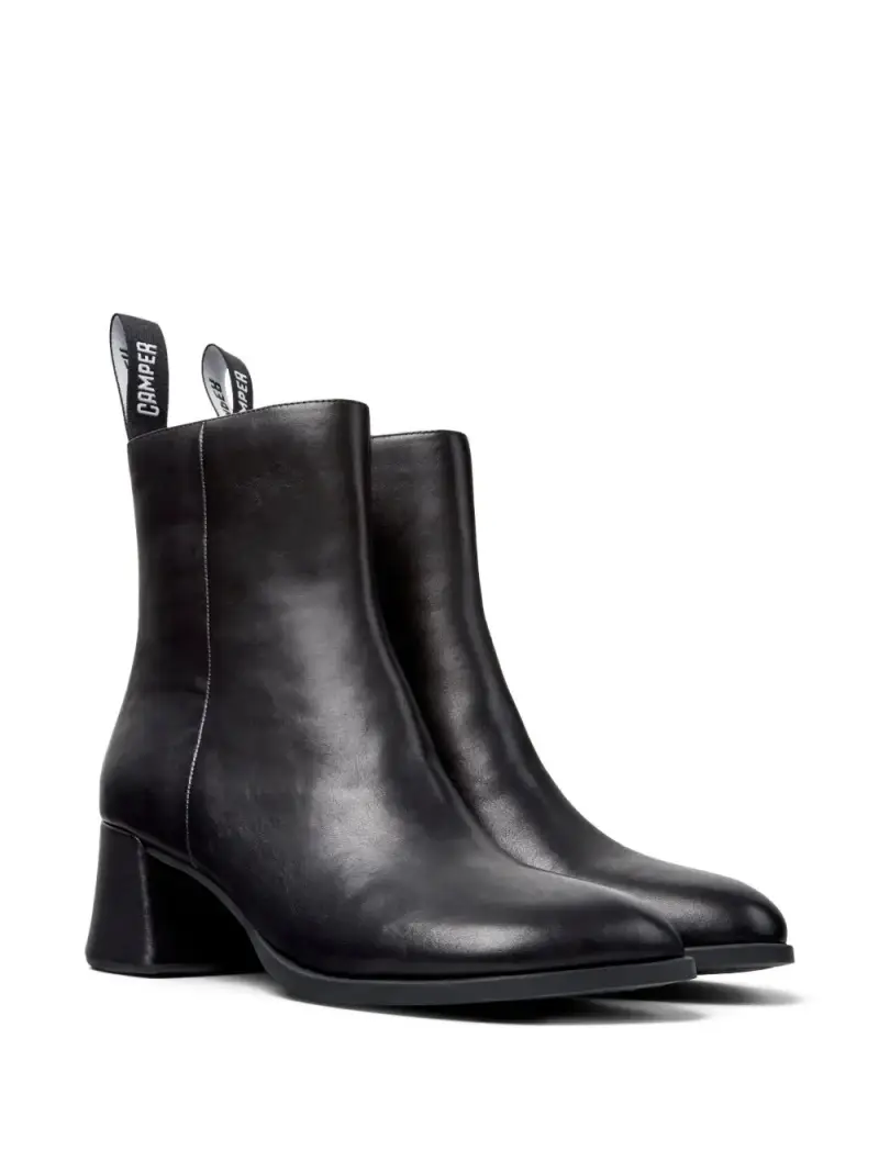 Camper Stivali nero in pelle di vitello miniatura 3
