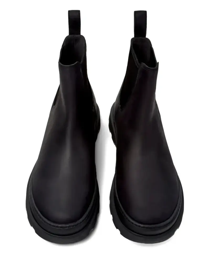 Camper Stivali Chelsea Brutus nero in pelle di nubuck miniatura 2