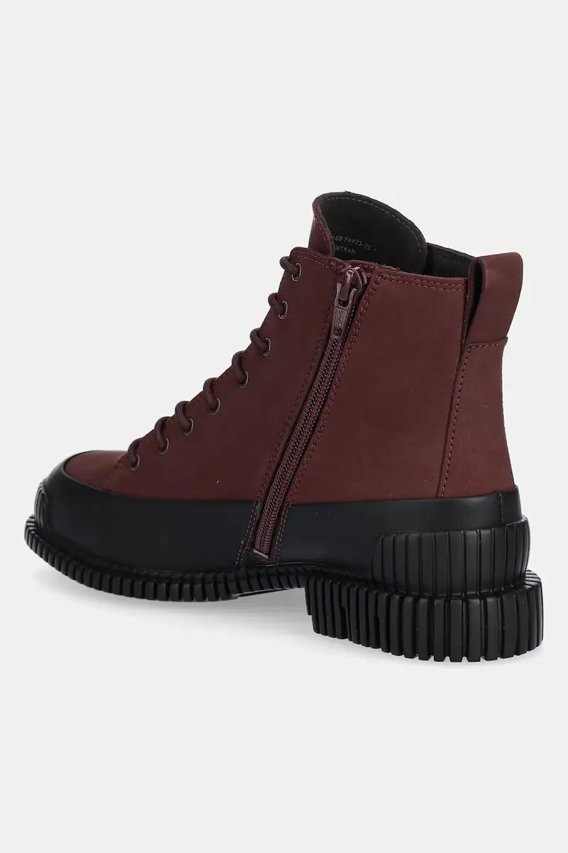 stivali in nubuck Pix donna colore granata K400388-020 miniatura 3