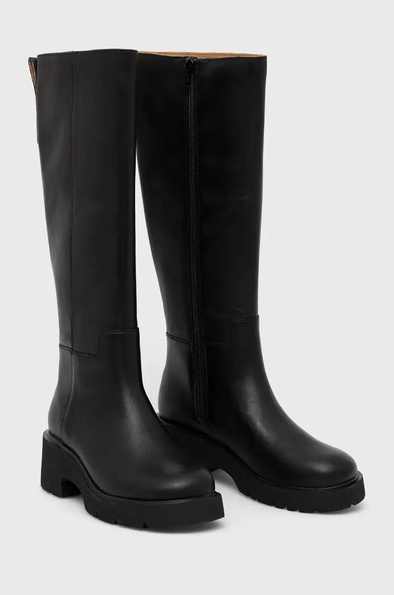 stivali in pelle Milah donna Nero miniatura 2