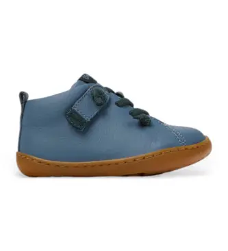 unisex per bambino 80153-103 Scarpe Sella Clay in pelle blu (22), Basso, Stringhe, Casual, moda per bambini