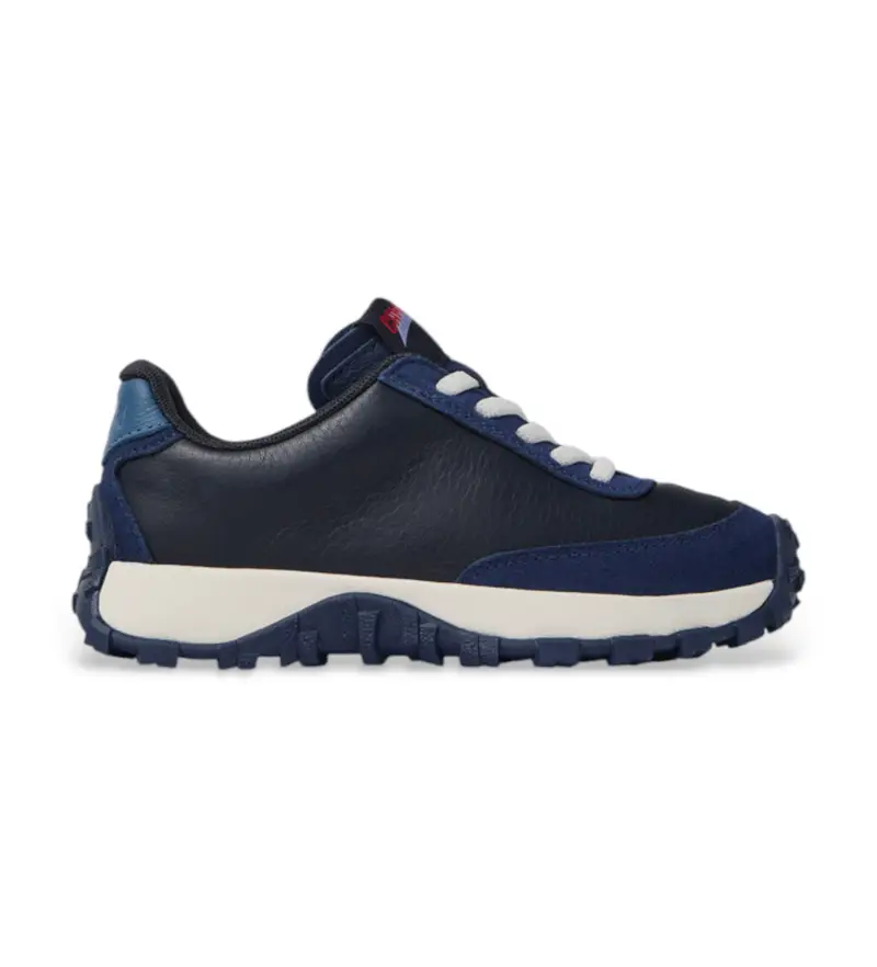 unisex per bambino K800548-021 Sneakers in pelle blu navy Drift Trail (31), Tessuto, Basso, 1 a 3 cm, Stringhe, Casual, moda per bam