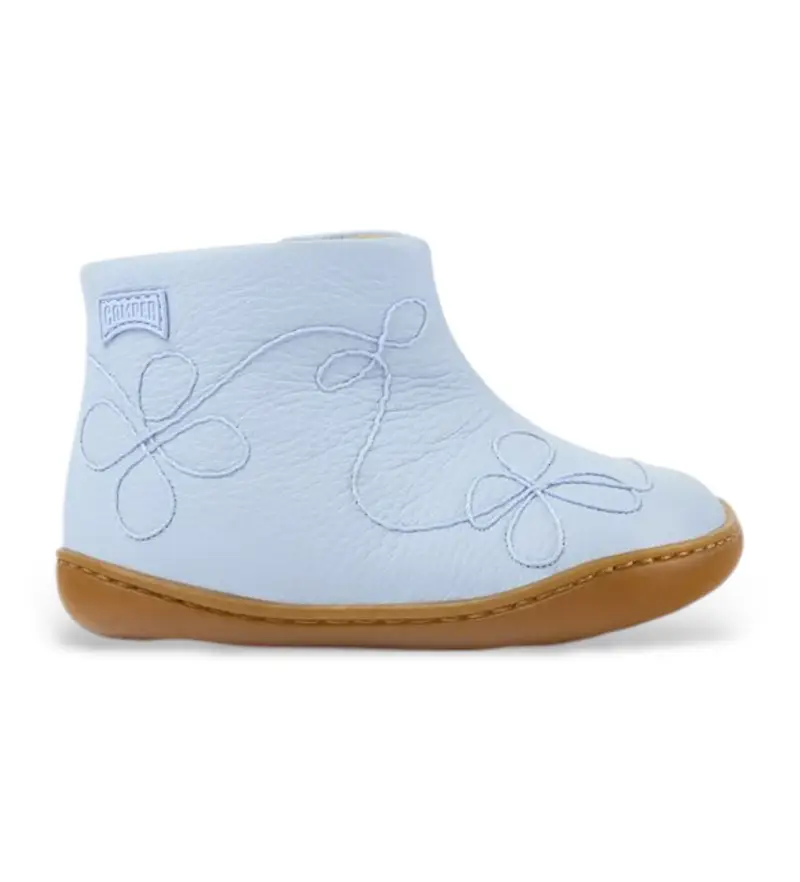 Camper Stivaletti First Peu in pelle blu per bambino