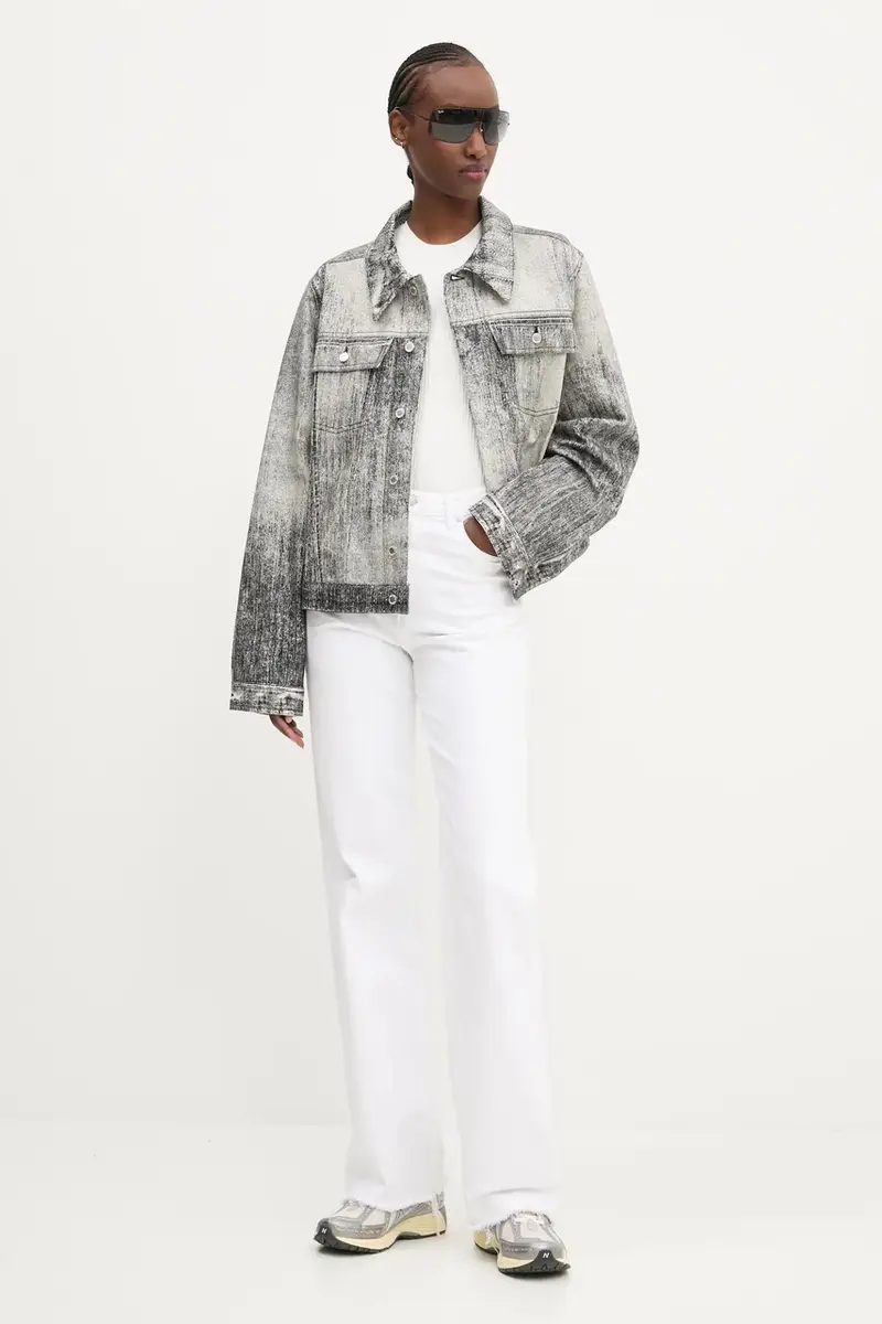 giacca in cotone colore nero AU00021.001 miniatura 3