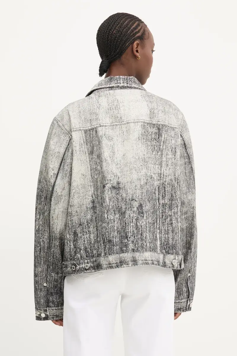 giacca in cotone colore nero AU00021.001 miniatura 4