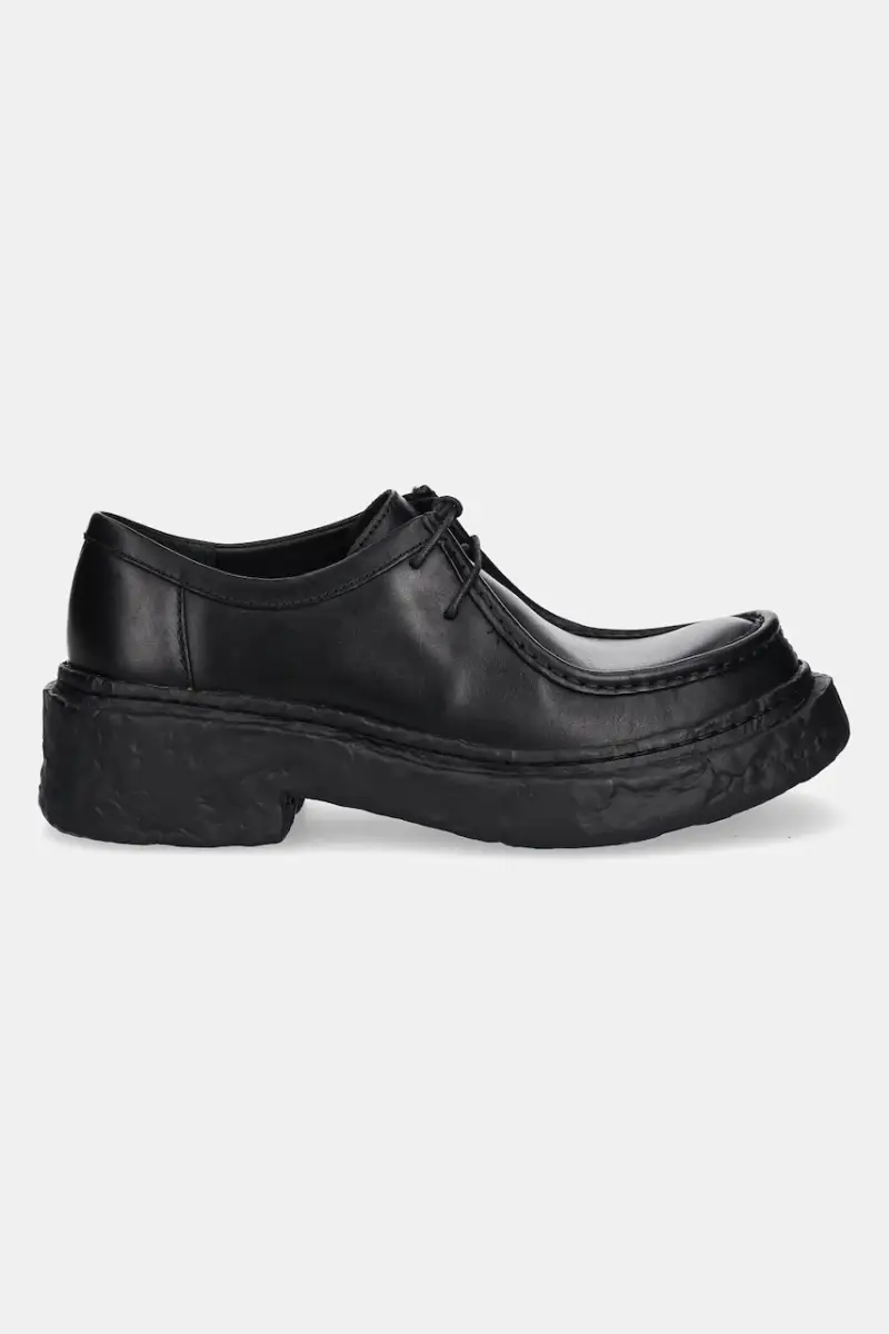 scarpe in pelle Vamanos colore nero A500019-011 miniatura 2