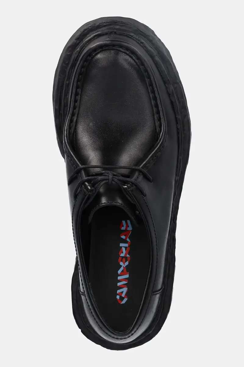 scarpe in pelle Vamanos colore nero A500019-011 miniatura 4