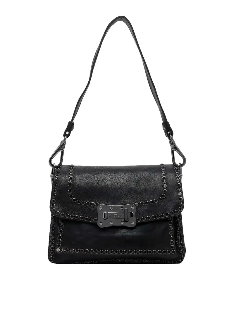 Borsa a tracolla Agnese piccola Nero
