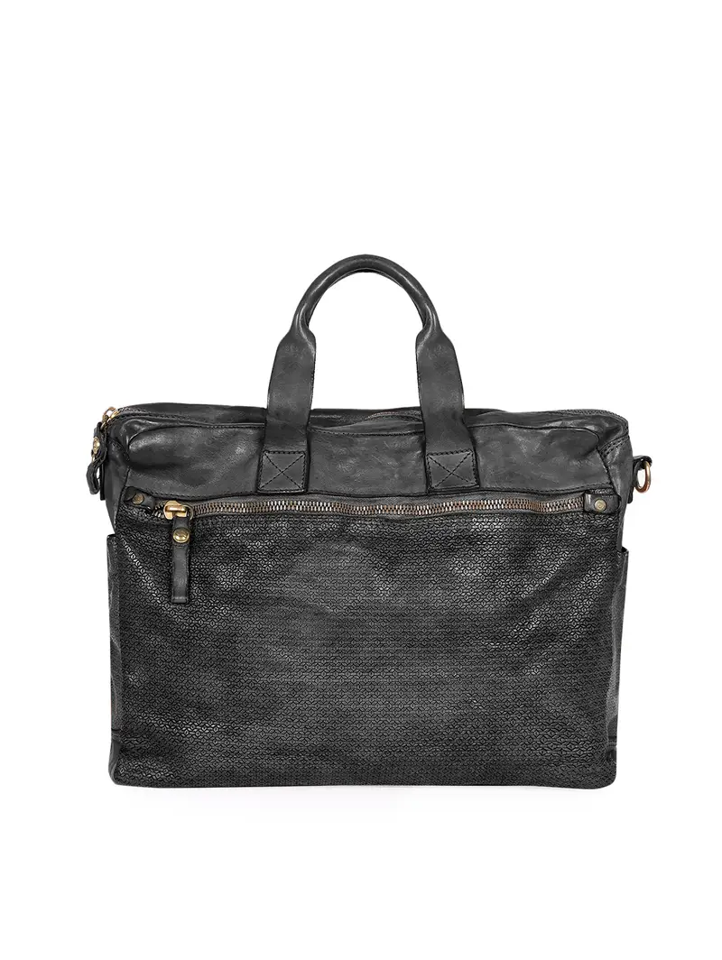 Borsa Da Lavoro Esagono Nero