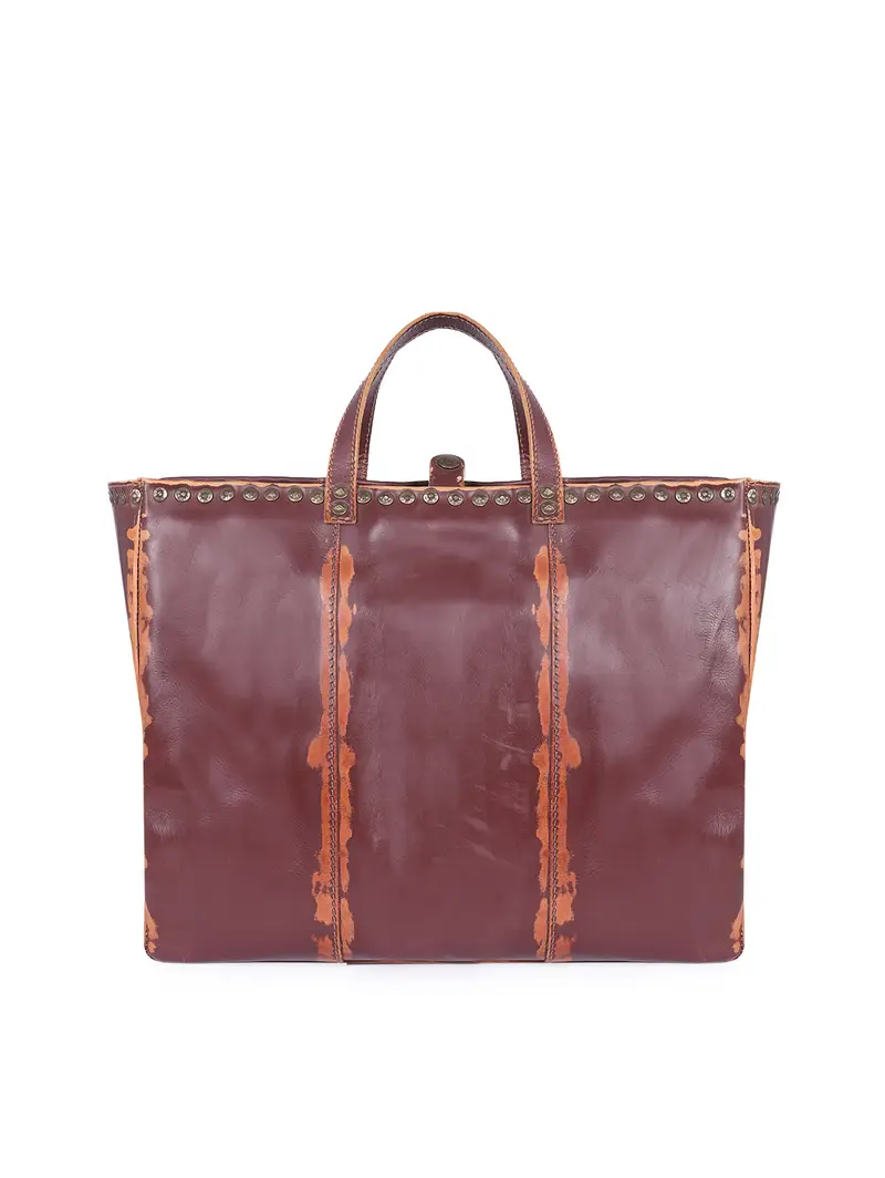Borsa Tote Bordeaux Vinaccia Viola