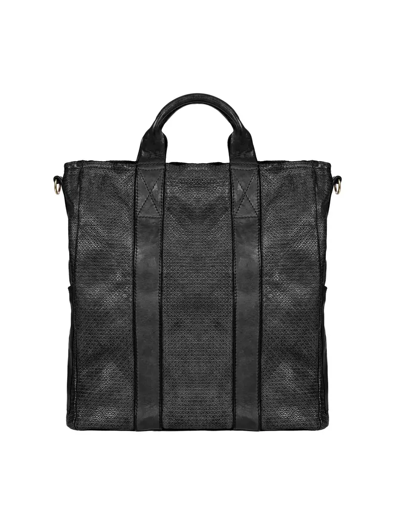 Borsa Tote Esagono Nero