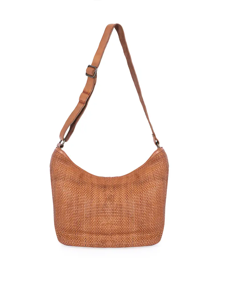 Hobo Con Intreccio Grigio Perla