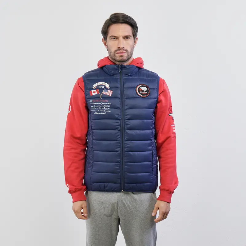 CANADA TRAIL Gilet Blu 2659086