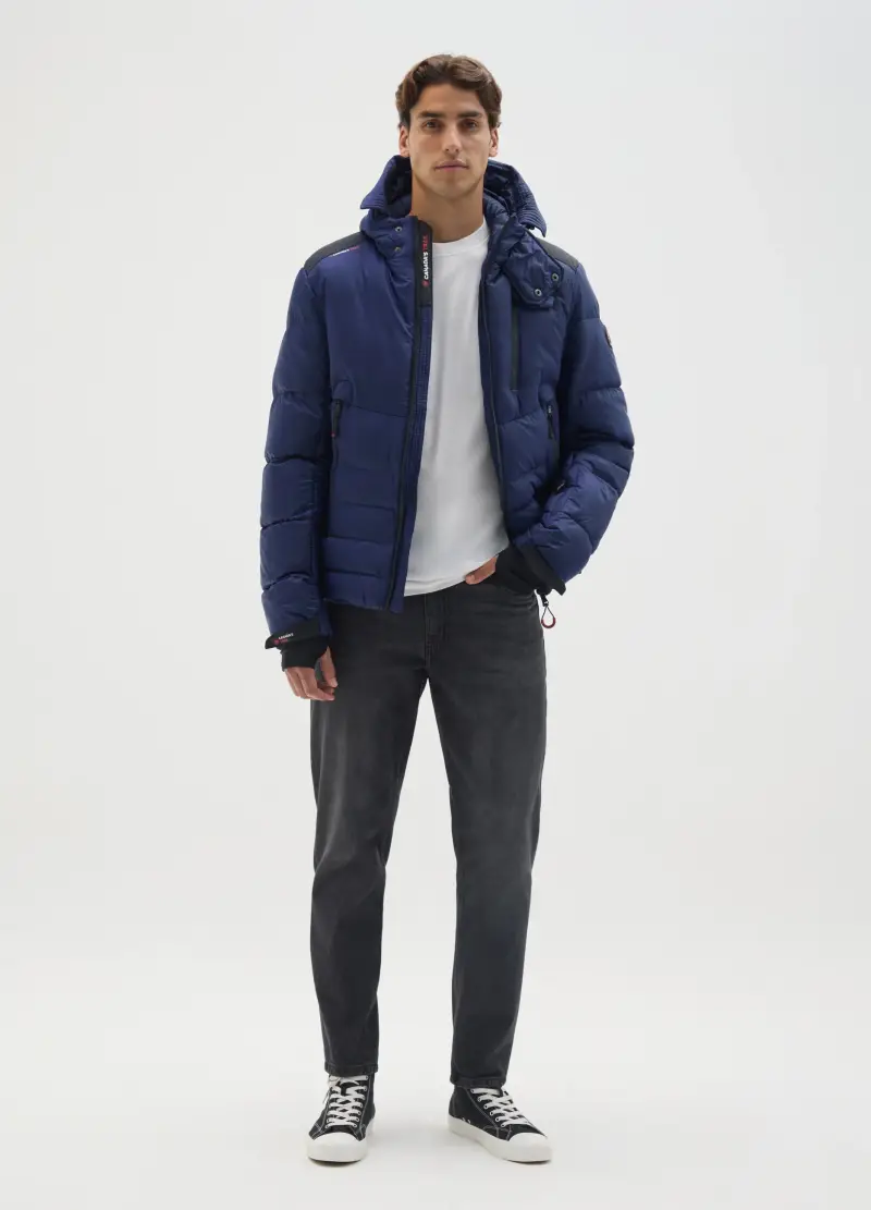 Giacca Imbottita Blu Regular Fit, Uomo, Blu miniatura 2