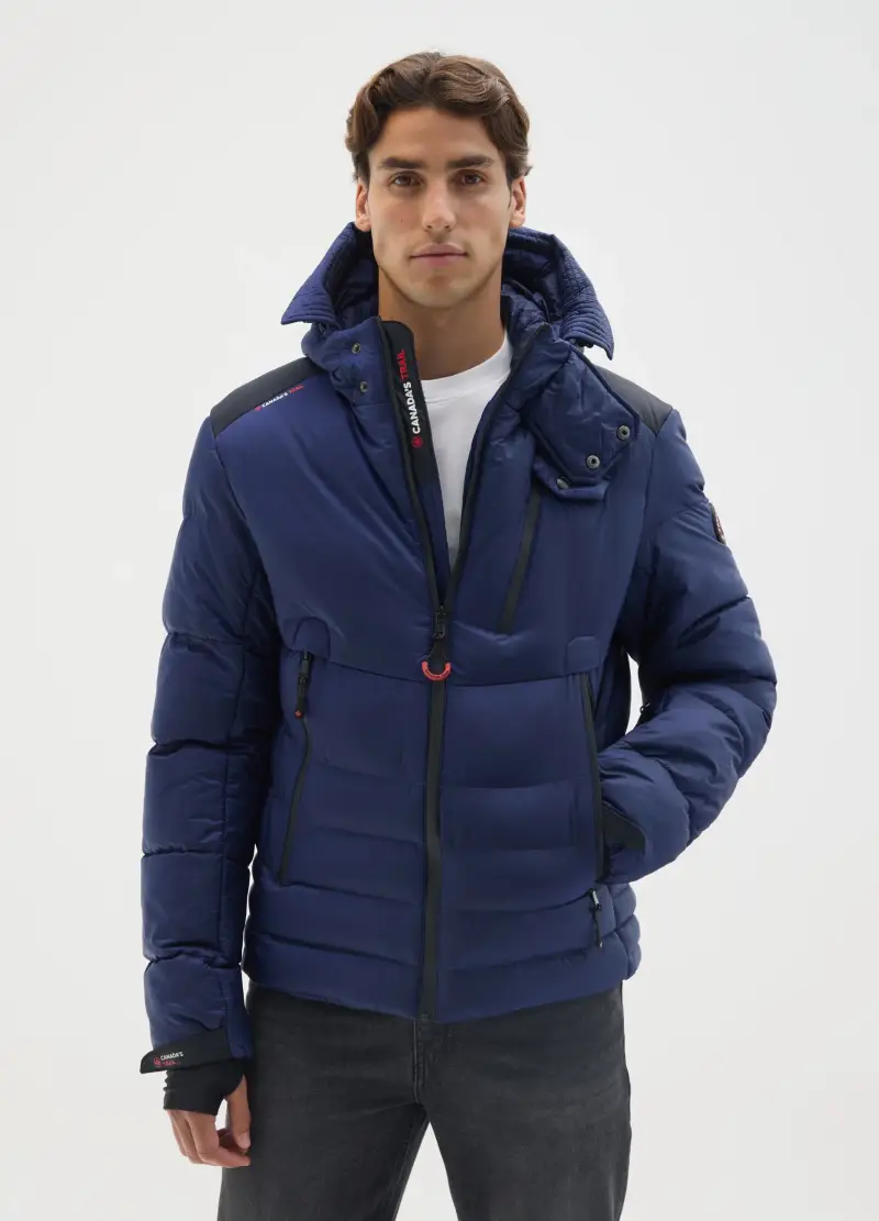 Giacca Imbottita Blu Regular Fit, Uomo, Blu