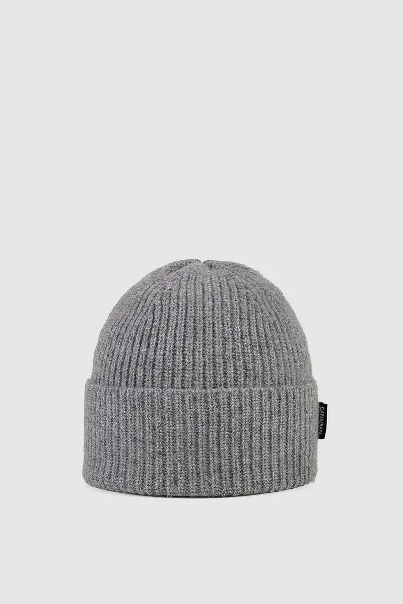 Beanie in lana unisex Grey