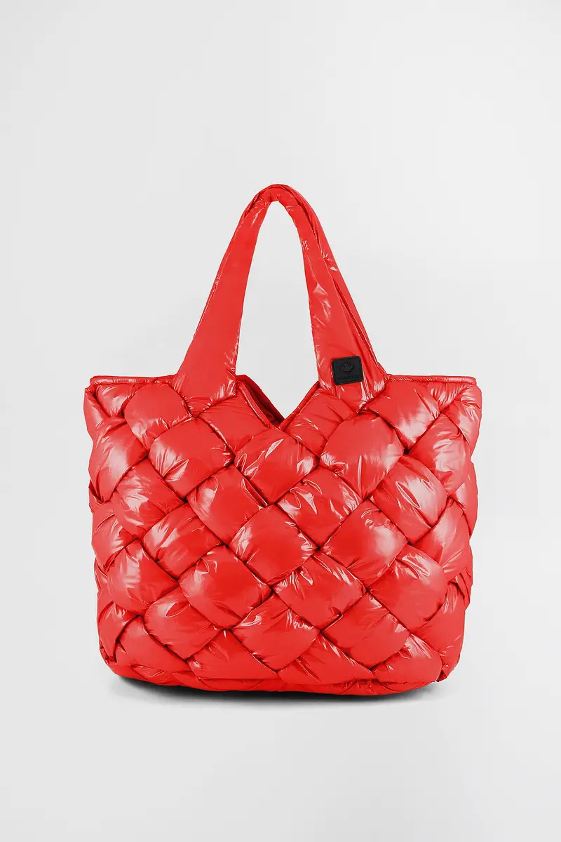 Borsa tote intrecciata riciclata REGHIB