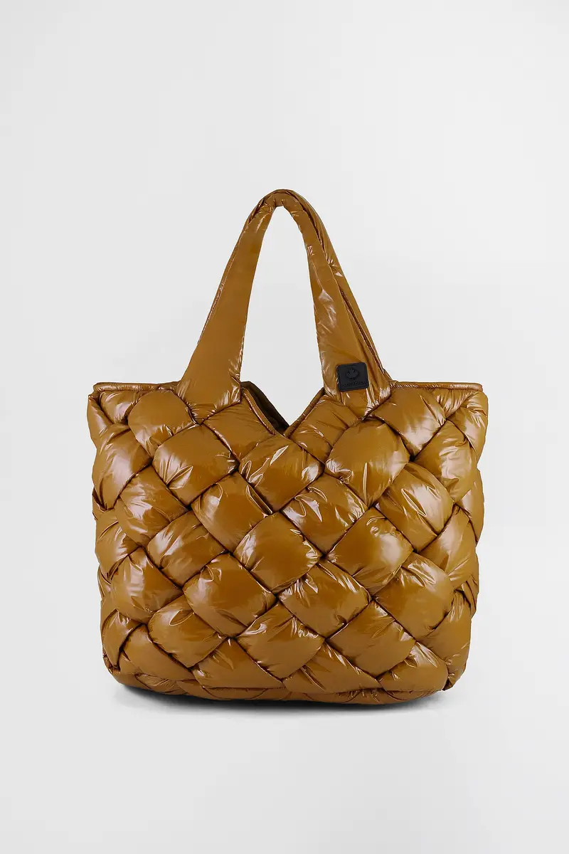 Borsa tote intrecciata riciclata REGOBR