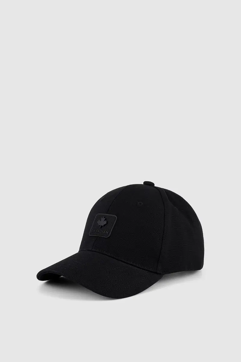 Cappellino in canvas unisex BLACK