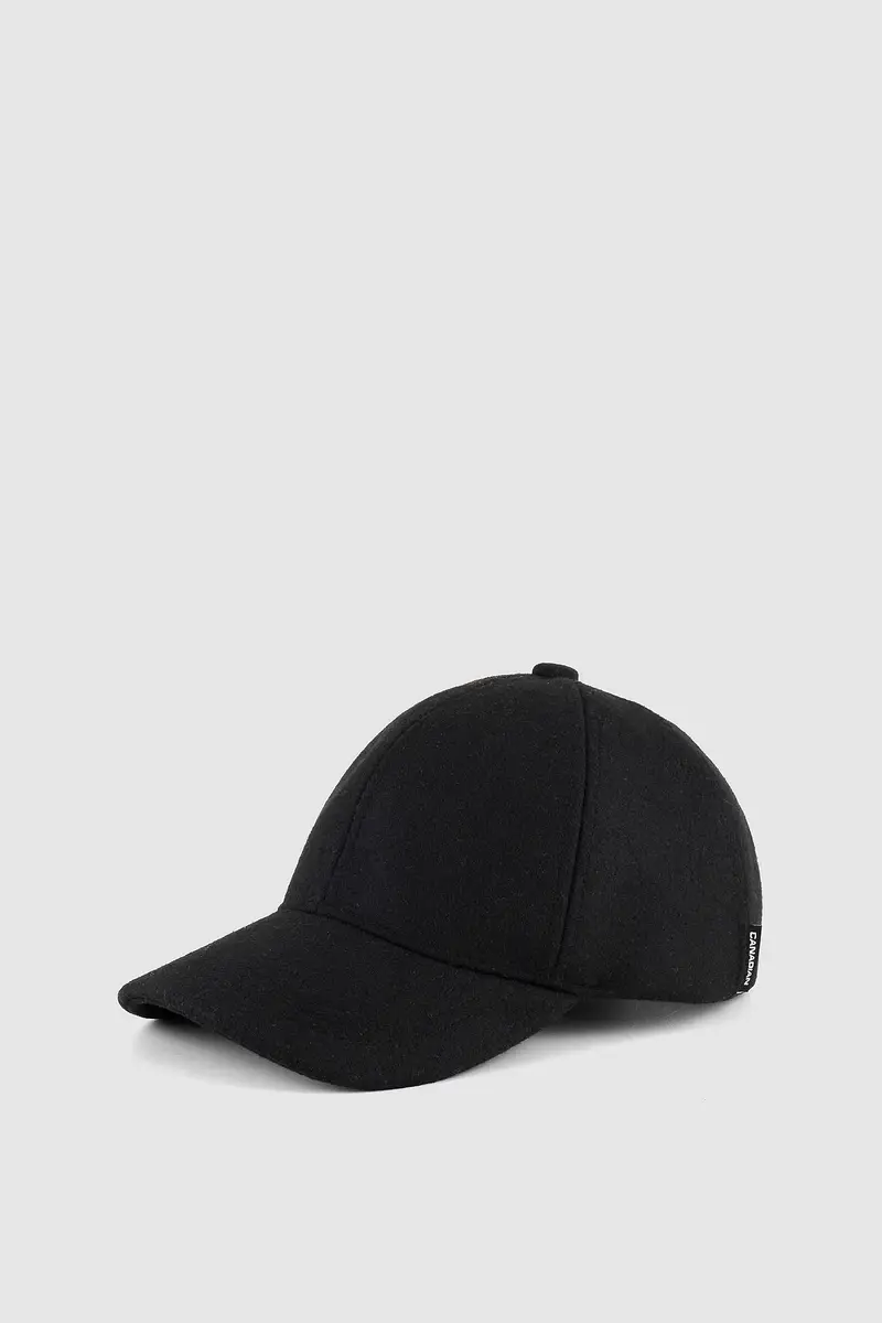 Cappellino in lana unisex BLACK