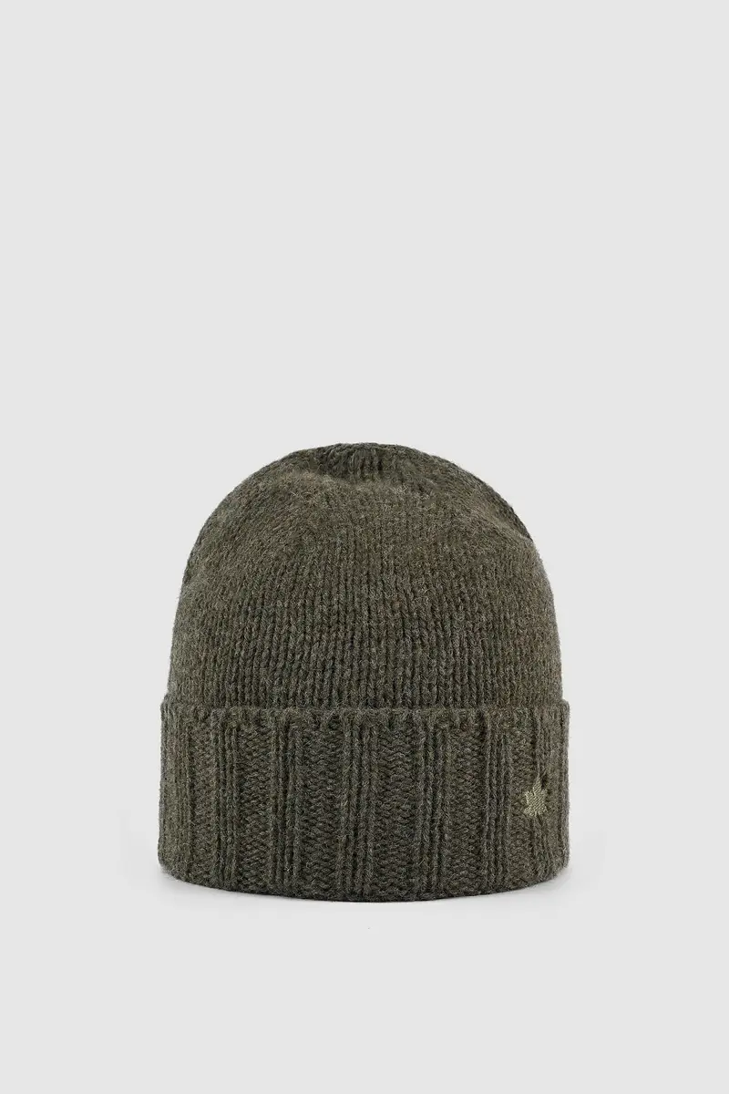 Cappello con logo ricamato unisex Fango