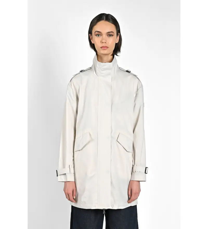 per donna CN GS225344W Giacca beige Leilah (S), Casual, Nylon, Manica lunga