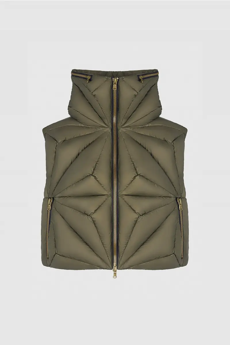 Diamond vest OLIVE NIGHT