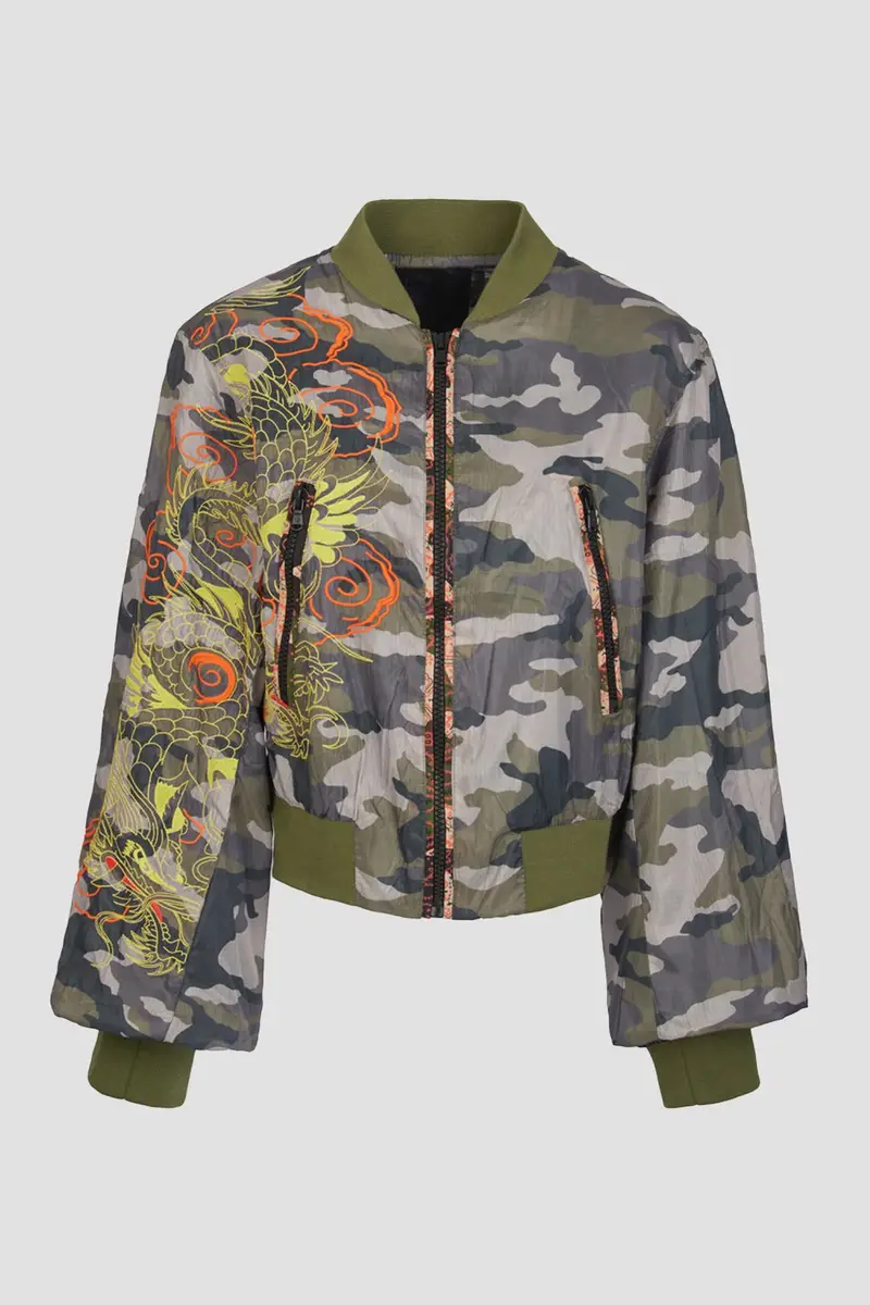 Fleur bomber Camouflage