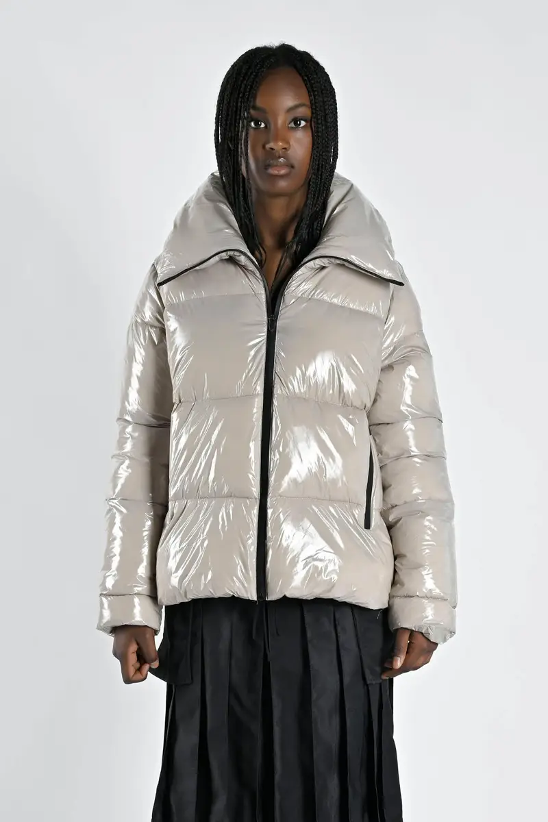 Giacca Amherst Recycled glossy goat